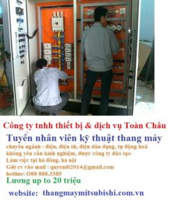 tuyển nhân viên kỹ thuật điện