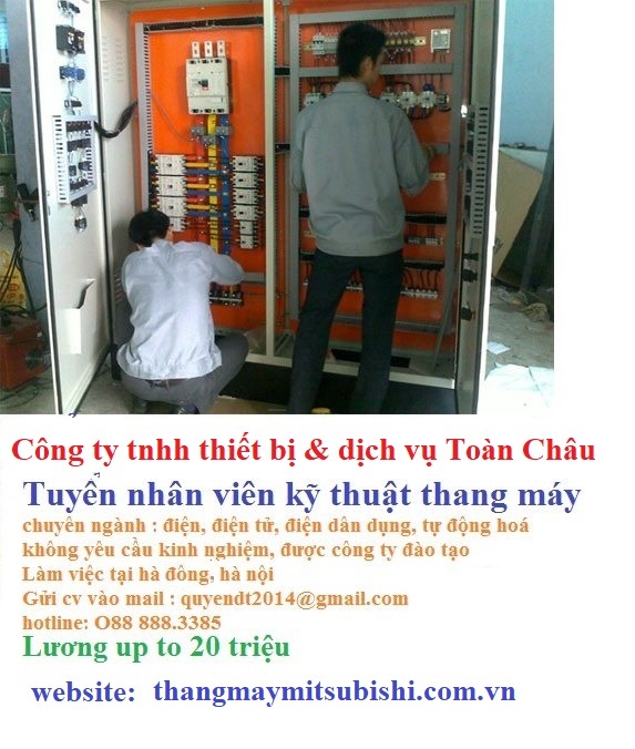 tuyển nhân viên kỹ thuật điện